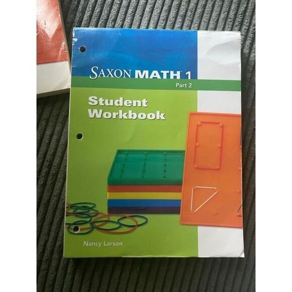 Saxon Math 1 Student Workbook part 1 & 2 learning without tears building writers - Picture 2 of 7